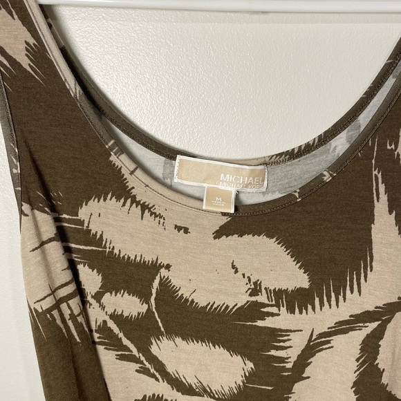 Michael Kors Floral Abstract Maxi Dress Medium - Picture 3 of 5